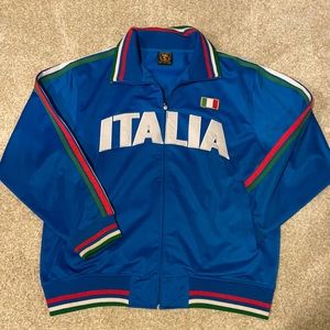 Futbol Italia Men’s Zip-up Track Jacket. Size XL